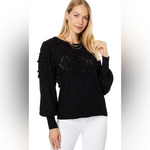 NWT Lilly Pulitzer Neuve Sweater - Black - Size XXS